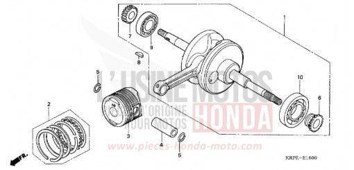 VILEBREQUIN/PISTON SCV100F5 de 2005